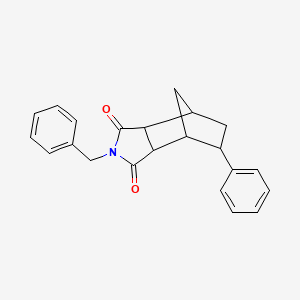 molecular formula C22H21NO2 B4097256 2-benzyl-5-phenylhexahydro-1H-4,7-methanoisoindole-1,3(2H)-dione 