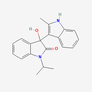 3'-hydroxy-2-methyl-1'-(propan-2-yl)-1',3'-dihydro-1H,2'H-3,3'-biindol-2'-one