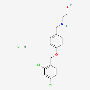 2-({4-[(2,4-dichlorobenzyl)oxy]benzyl}amino)ethanol hydrochloride