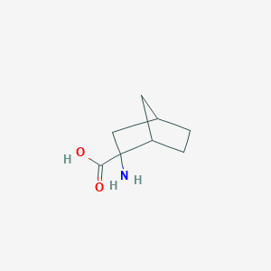 molecular formula C8H13NO2 B040974 Acide 2-aminobicyclo[2.2.1]heptane-2-carboxylique CAS No. 20448-79-7