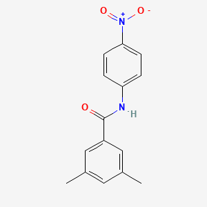 molecular formula C15H14N2O3 B4097714 3,5-dimethyl-N-(4-nitrophenyl)benzamide 