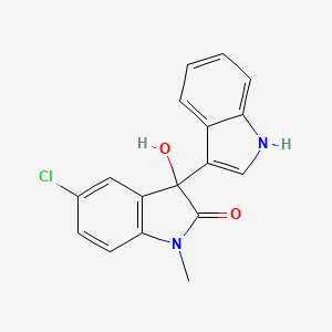 5'-chloro-3'-hydroxy-1'-methyl-1',3'-dihydro-1H,2'H-3,3'-biindol-2'-one