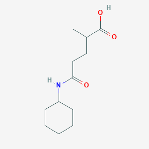 5-(cyclohexylamino)-2-methyl-5-oxopentanoic acid