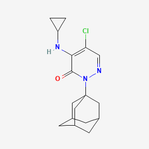 molecular formula C17H22ClN3O B4097762 2-(1-adamantyl)-5-chloro-4-(cyclopropylamino)-3(2H)-pyridazinone 