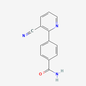 4-(3-cyanopyridin-2-yl)benzamide