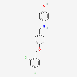 4-({4-[(2,4-dichlorobenzyl)oxy]benzyl}amino)phenol