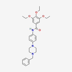 N-[4-(4-benzylpiperazin-1-yl)phenyl]-3,4,5-triethoxybenzamide