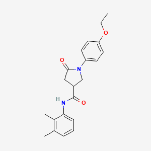 N-(2,3-dimethylphenyl)-1-(4-ethoxyphenyl)-5-oxo-3-pyrrolidinecarboxamide