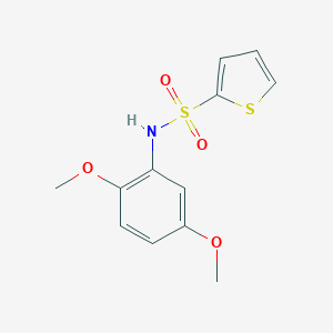 molecular formula C12H13NO4S2 B409835 N-(2,5-dimethoxyphenyl)thiophene-2-sulfonamide CAS No. 358666-80-5