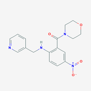 Morpholin-4-yl-[5-nitro-2-(pyridin-3-ylmethylamino)phenyl]methanone