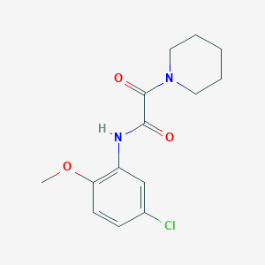 N-(5-chloro-2-methoxyphenyl)-2-oxo-2-piperidin-1-ylacetamide