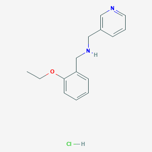 N-[(2-ethoxyphenyl)methyl]-1-pyridin-3-ylmethanamine;hydrochloride