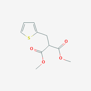 molecular formula C10H12O4S B040989 2-(噻吩-2-基甲基)丙二酸二甲酯 CAS No. 122308-25-2