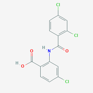 4-Chloro-2-(2,4-dichloro-benzoylamino)-benzoic acid