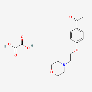 1-{4-[2-(4-morpholinyl)ethoxy]phenyl}ethanone oxalate