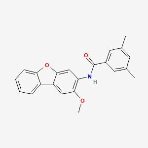 N-(2-methoxydibenzo[b,d]furan-3-yl)-3,5-dimethylbenzamide