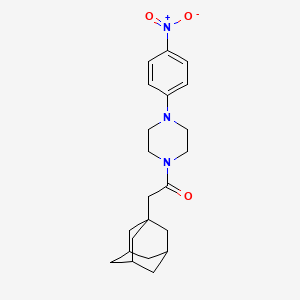 1-(1-adamantylacetyl)-4-(4-nitrophenyl)piperazine