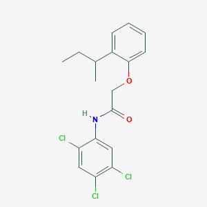 molecular formula C18H18Cl3NO2 B4099319 2-(2-sec-butylphenoxy)-N-(2,4,5-trichlorophenyl)acetamide 