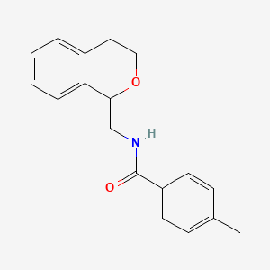 N~1~-(3,4-DIHYDRO-1H-ISOCHROMEN-1-YLMETHYL)-4-METHYLBENZAMIDE