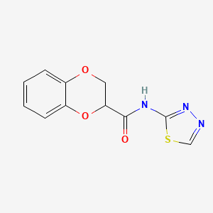 N-(1,3,4-thiadiazol-2-yl)-2,3-dihydro-1,4-benzodioxine-2-carboxamide