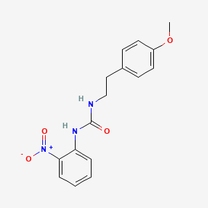 N-[2-(4-methoxyphenyl)ethyl]-N'-(2-nitrophenyl)urea