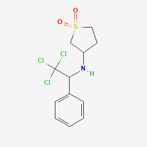 (1,1-dioxidotetrahydro-3-thienyl)(2,2,2-trichloro-1-phenylethyl)amine