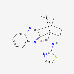 4,11,11-trimethyl-N-(1,3-thiazol-2-yl)-3,4-dihydro-1,4-methanophenazine-1(2H)-carboxamide