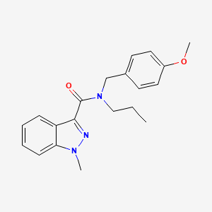 N-(4-methoxybenzyl)-1-methyl-N-propyl-1H-indazole-3-carboxamide