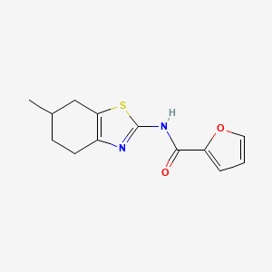 N-(6-methyl-4,5,6,7-tetrahydro-1,3-benzothiazol-2-yl)furan-2-carboxamide