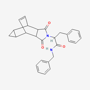 N-benzyl-2-(1,3-dioxooctahydro-4,6-ethenocyclopropa[f]isoindol-2(1H)-yl)-3-phenylpropanamide