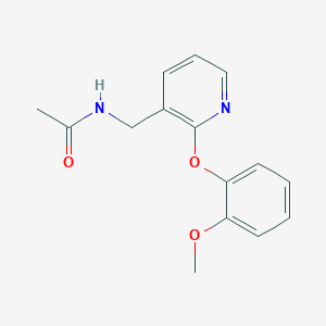 N-{[2-(2-methoxyphenoxy)-3-pyridinyl]methyl}acetamide