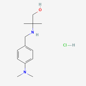 2-[[4-(Dimethylamino)phenyl]methylamino]-2-methylpropan-1-ol;hydrochloride