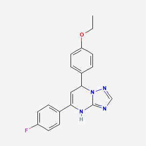 7-(4-ethoxyphenyl)-5-(4-fluorophenyl)-4,7-dihydro[1,2,4]triazolo[1,5-a]pyrimidine