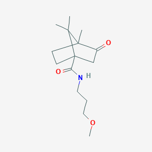 N-(3-methoxypropyl)-4,7,7-trimethyl-3-oxobicyclo[2.2.1]heptane-1-carboxamide