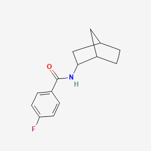 N-bicyclo[2.2.1]hept-2-yl-4-fluorobenzamide