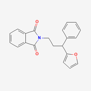 2-[3-(2-furyl)-3-phenylpropyl]-1H-isoindole-1,3(2H)-dione