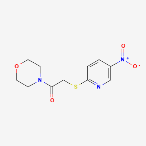 4-{[(5-nitro-2-pyridinyl)thio]acetyl}morpholine