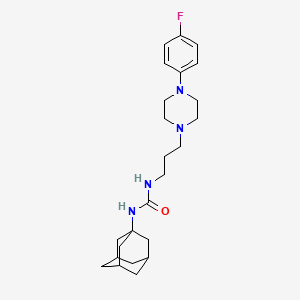 molecular formula C24H35FN4O B4100794 N-1-adamantyl-N'-{3-[4-(4-fluorophenyl)-1-piperazinyl]propyl}urea 