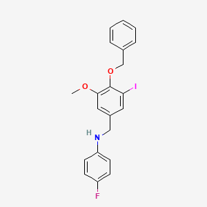 N-[4-(benzyloxy)-3-iodo-5-methoxybenzyl]-4-fluoroaniline