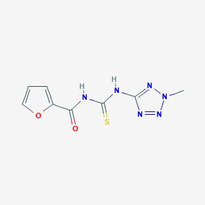 N-[(2-methyl-2H-tetrazol-5-yl)carbamothioyl]furan-2-carboxamide