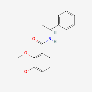 molecular formula C17H19NO3 B4100944 2,3-dimethoxy-N-(1-phenylethyl)benzamide 