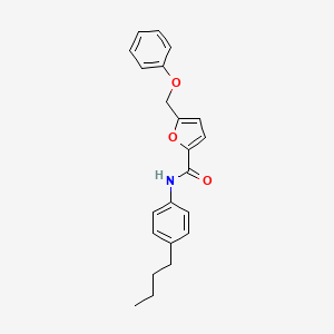 N-(4-butylphenyl)-5-(phenoxymethyl)furan-2-carboxamide