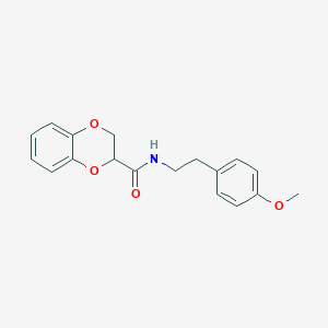 molecular formula C18H19NO4 B4100991 N-[2-(4-methoxyphenyl)ethyl]-2,3-dihydro-1,4-benzodioxine-3-carboxamide 