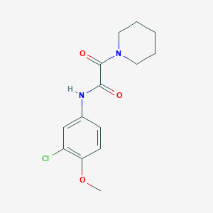 molecular formula C14H17ClN2O3 B4101016 N-(3-chloro-4-methoxyphenyl)-2-oxo-2-piperidin-1-ylacetamide 