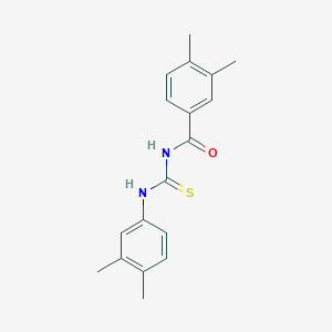 molecular formula C18H20N2OS B410102 N-[(3,4-dimethylphenyl)carbamothioyl]-3,4-dimethylbenzamide 