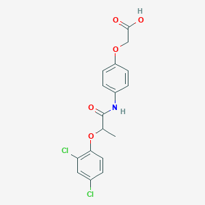 (4-{[2-(2,4-dichlorophenoxy)propanoyl]amino}phenoxy)acetic acid