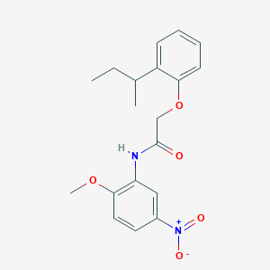 2-(2-sec-butylphenoxy)-N-(2-methoxy-5-nitrophenyl)acetamide