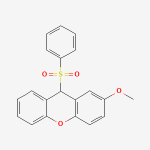 2-methoxy-9-(phenylsulfonyl)-9H-xanthene