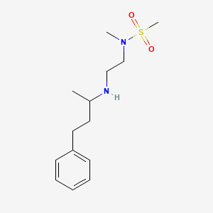 N-methyl-N-{2-[(1-methyl-3-phenylpropyl)amino]ethyl}methanesulfonamide