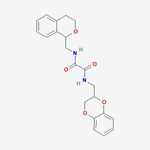 N-(2,3-dihydro-1,4-benzodioxin-2-ylmethyl)-N'-(3,4-dihydro-1H-isochromen-1-ylmethyl)ethanediamide